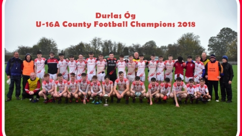 Under 16A County Football Final 2018