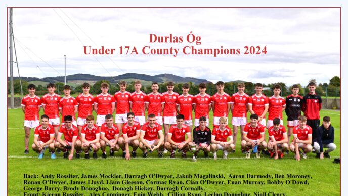 2024 U17A Minor Hurling Champions