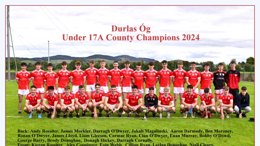 2024 U17A Minor Hurling Champions